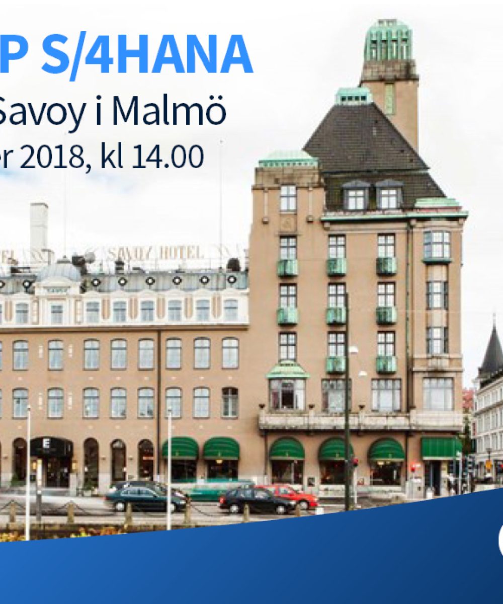 Fokus SAP S 4HANA 12 Dec Malmo