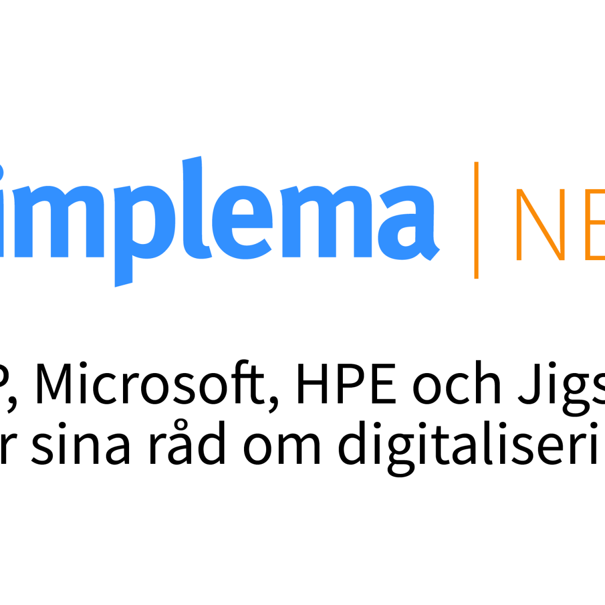 Implema News Rad Infor Digitalisering
