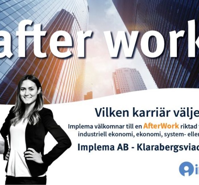 Implema Bjuder In Till Afterwork For Studenter