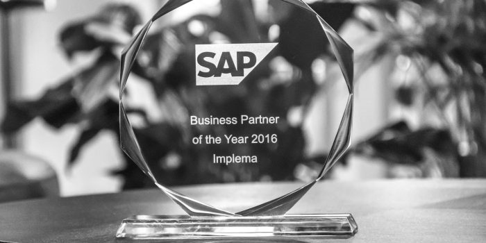 Implema Utsedd Till SAP Partner Of The Year For Tredje Aret I Rad