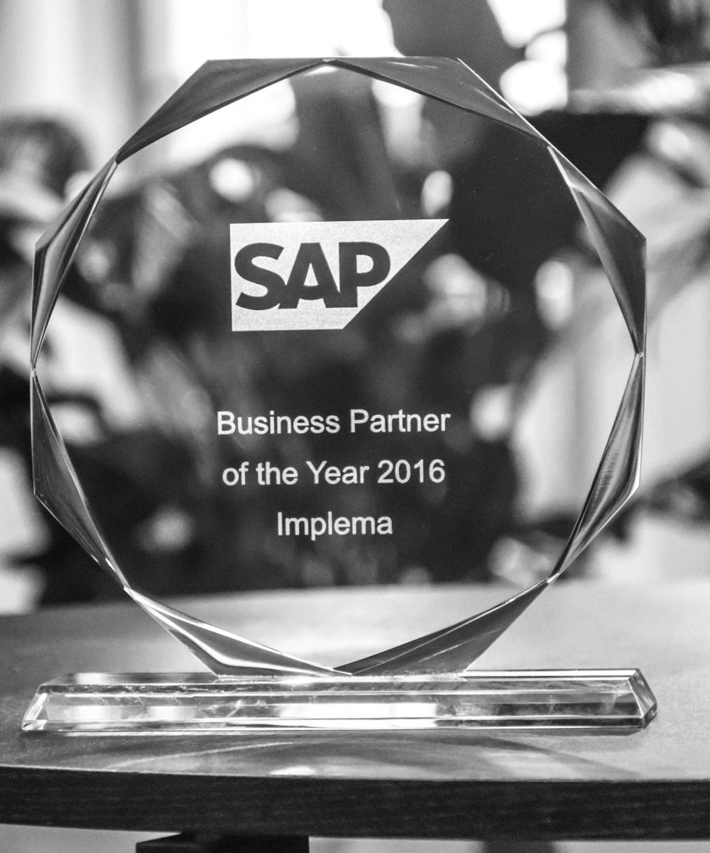 Implema Utsedd Till SAP Partner Of The Year For Tredje Aret I Rad