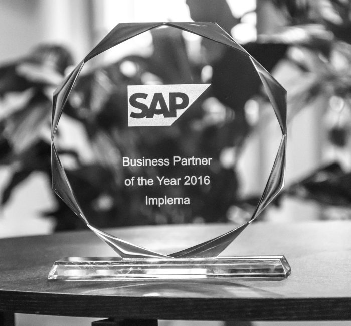 Implema Utsedd Till SAP Partner Of The Year For Tredje Aret I Rad