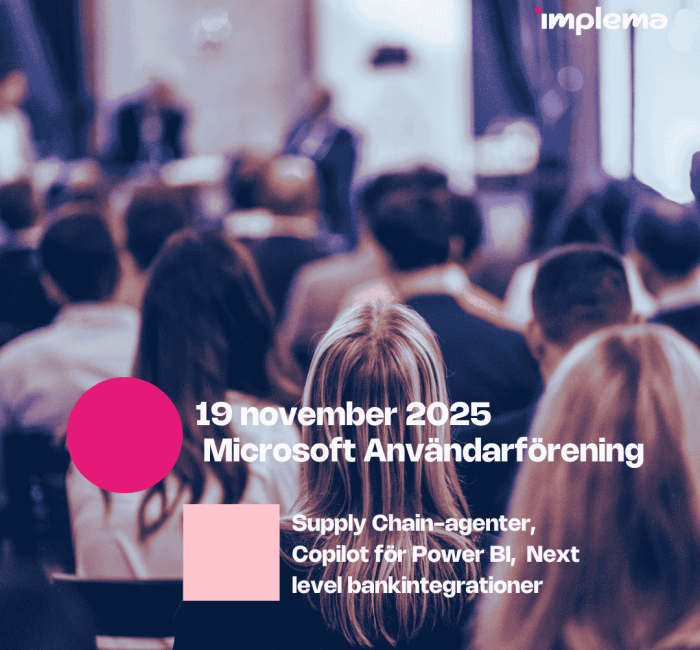 Möt Implema På Microsoft Användarförening