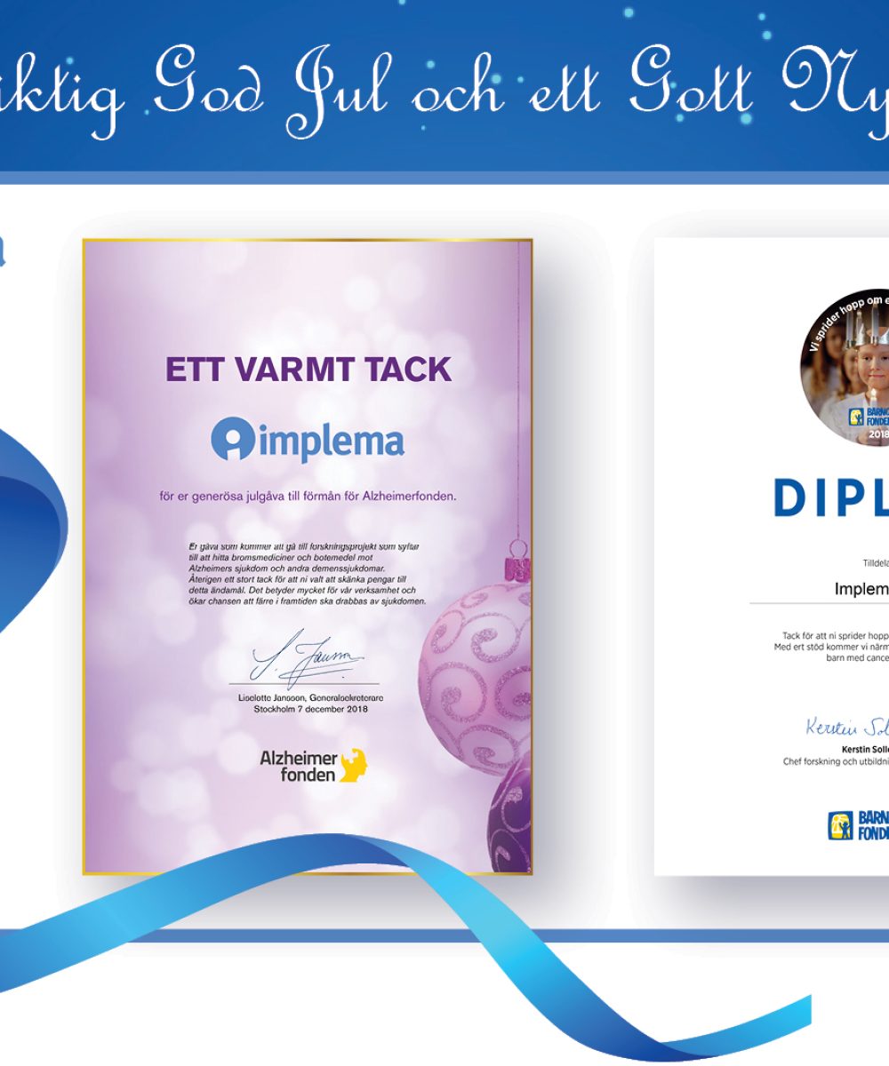 Tack For Ett Mycket Gott Samarbete Under 2018