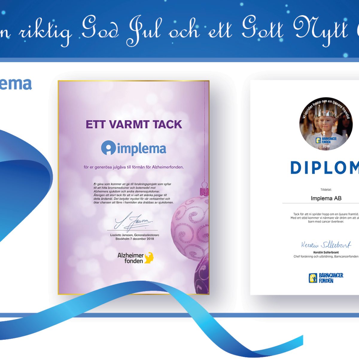 Tack For Ett Mycket Gott Samarbete Under 2018