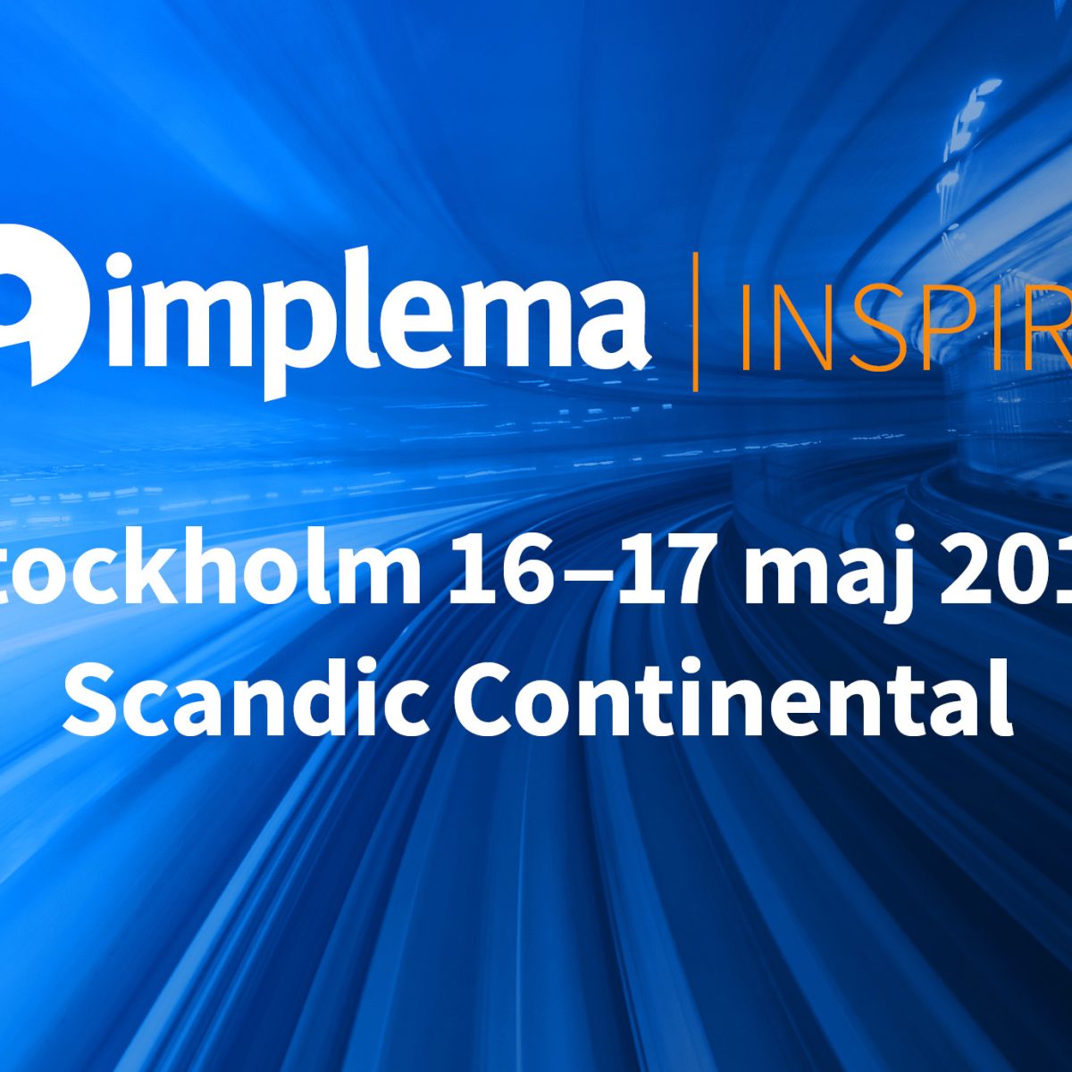 Valkommen Pa Implema Inspire 2019
