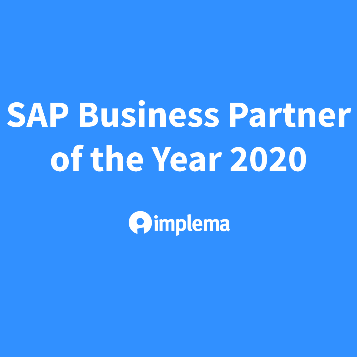 SAP Business Partner of the Year